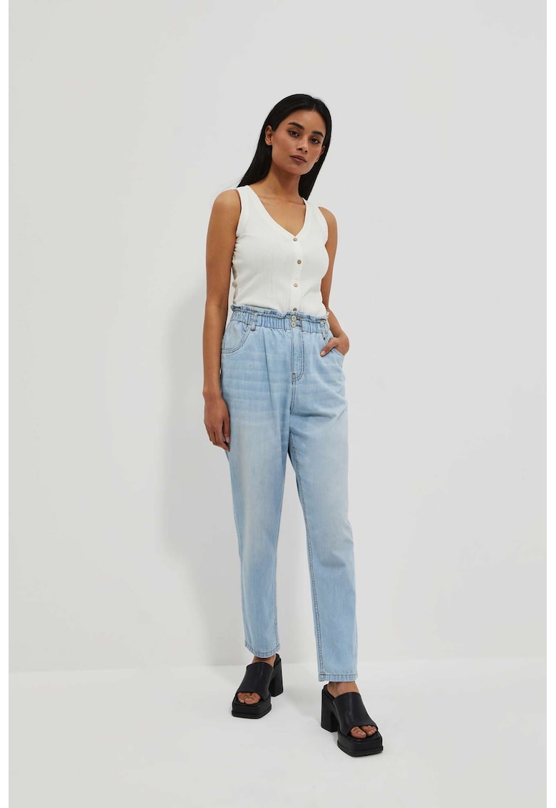 Jeansuri Paper Bag bumbac - BLUE