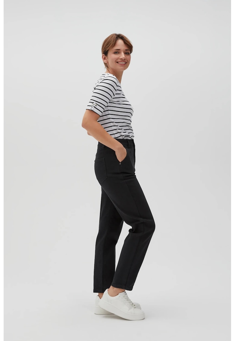 Jeans femei mom fit - Negru