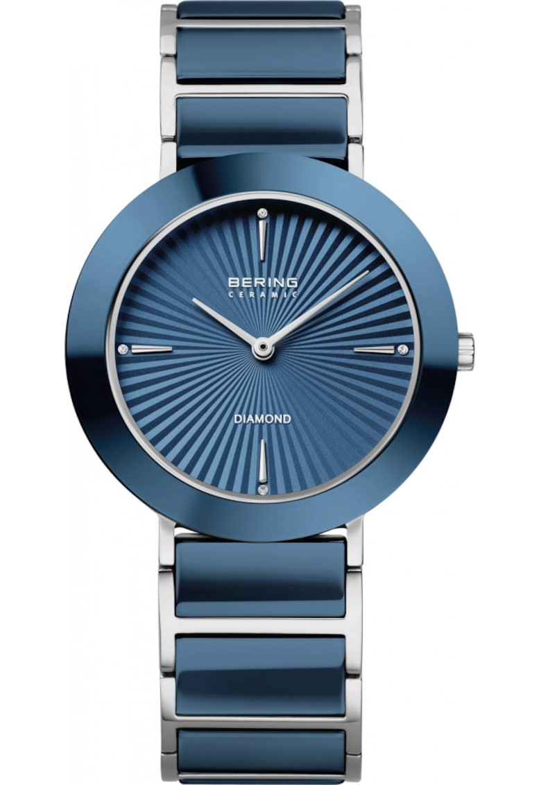 Ceas de dama 11435-707 in culoare bleumarin - model clasic de moda