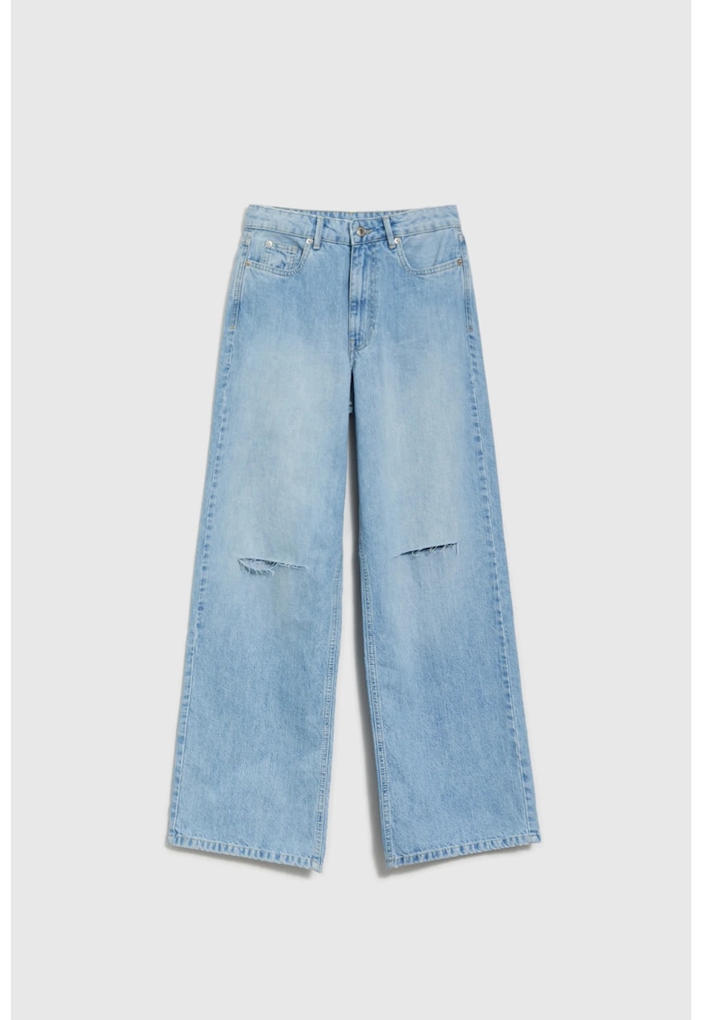 Jeansuri Wide Leg albastru - BLUE