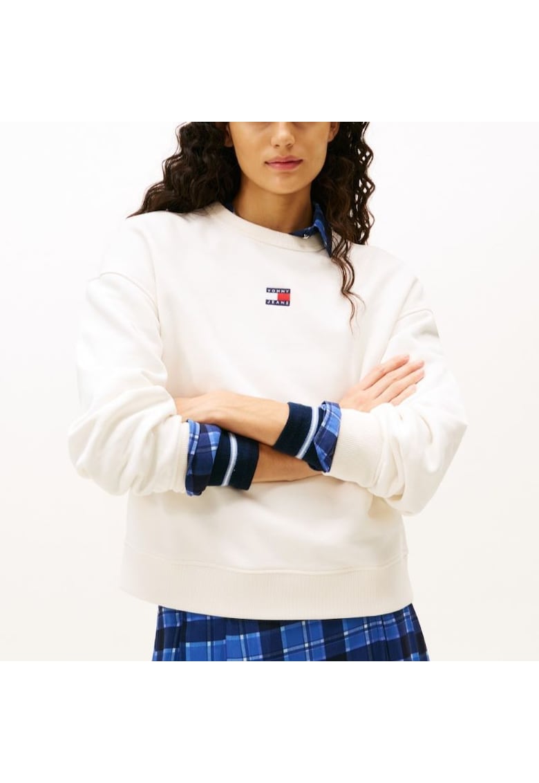 Bluza TJW BXY BADGE CREW EXT-DW0DW17325-YBH