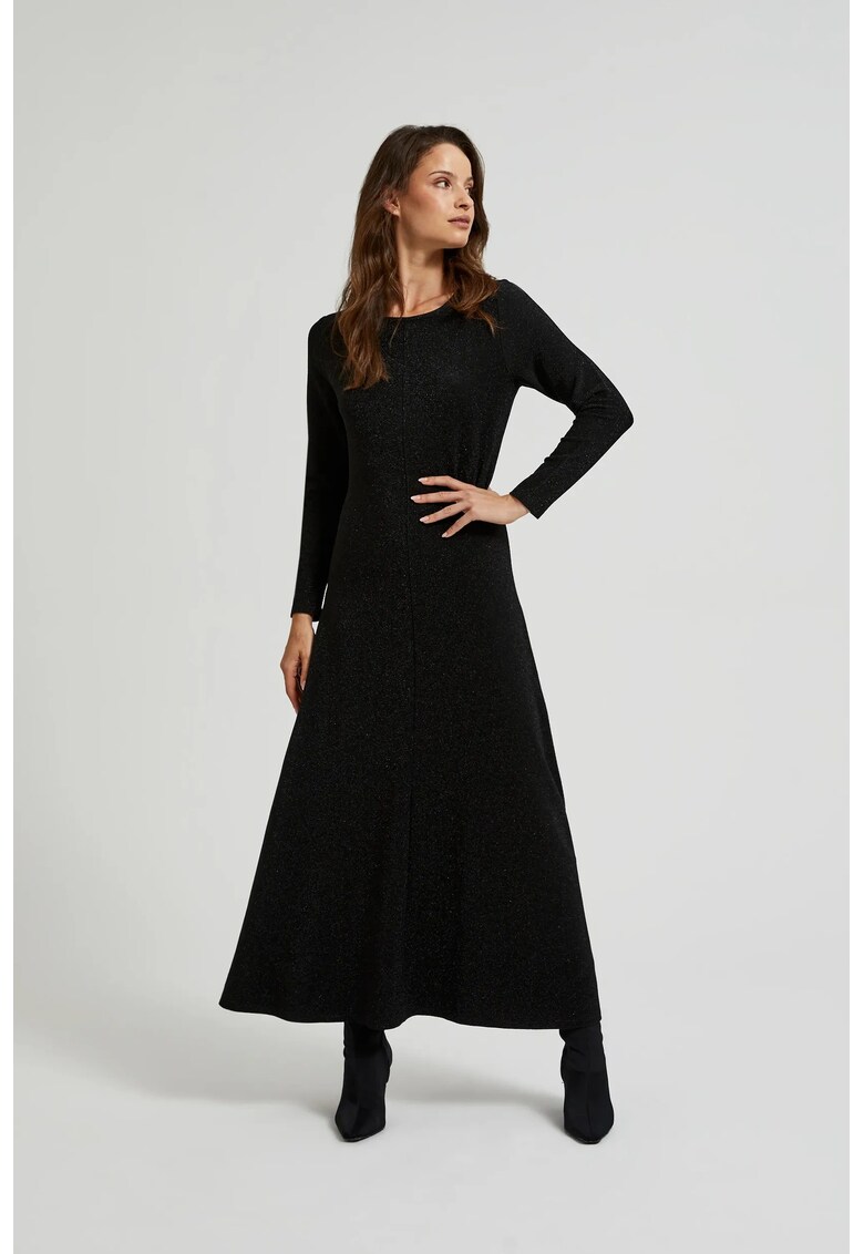 Rochie maxi eleganta neagra - Negru