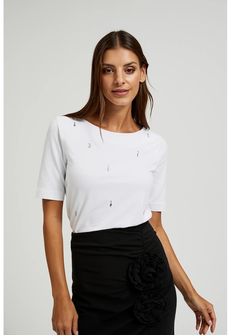 Bluza bumbac - Alb