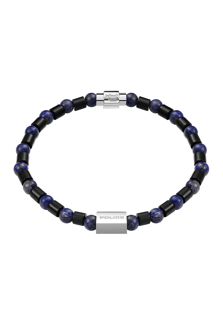 Bratara cu detaliu logo - Negru - Bleumarin