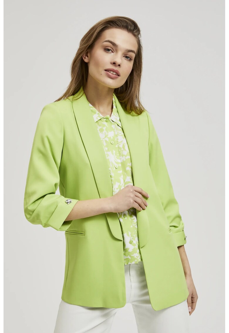 Sacou verde cu maneci 3/4 - Verde