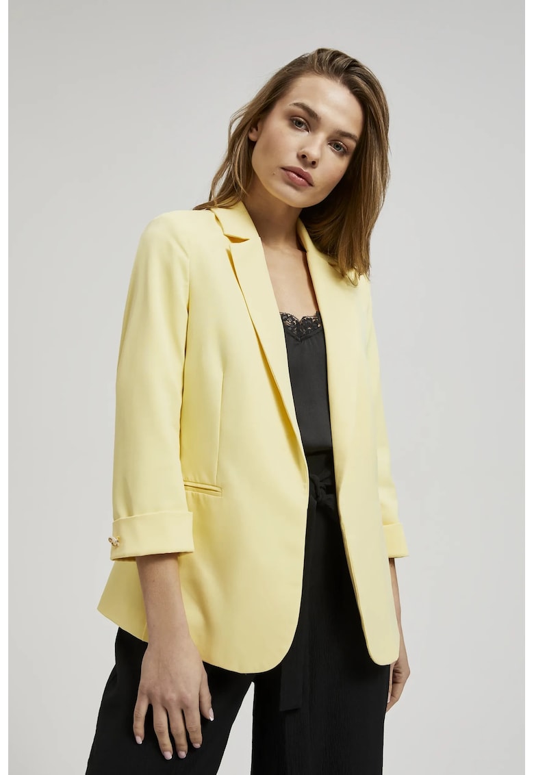 Sacou galben cu maneci 3/4 - Galben