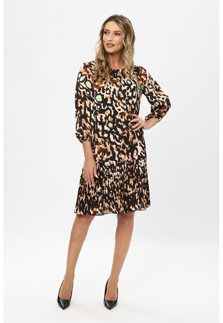 Rochie cu aplicatie florala Tereza