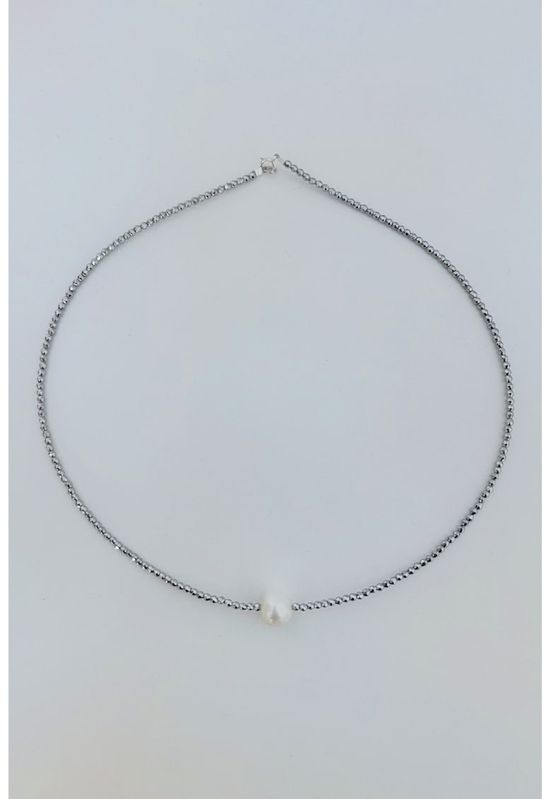 Colier de argint cu perle de cultura