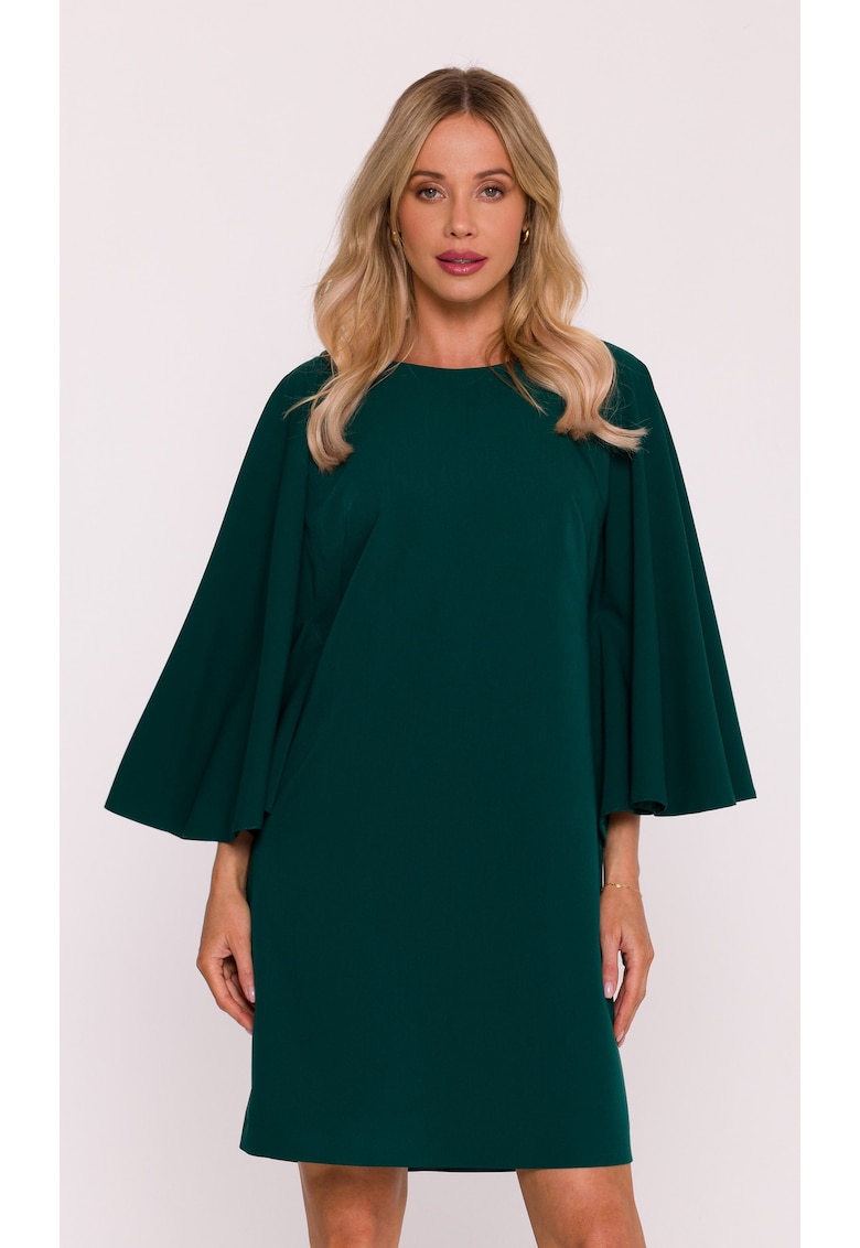 Rochie cu maneci liliac - pruna