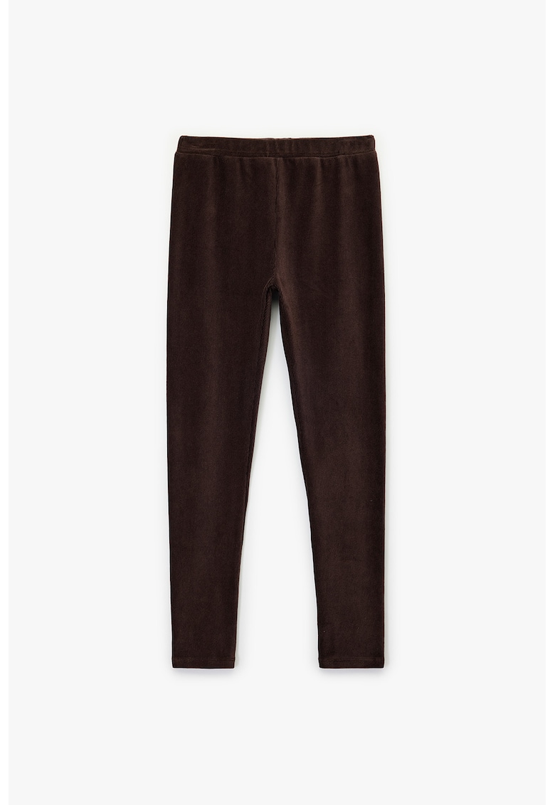 Colanti cu talie elastica - Maro