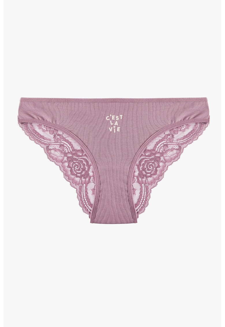 Ciloti brazilieni cu dantele pe partea din spate