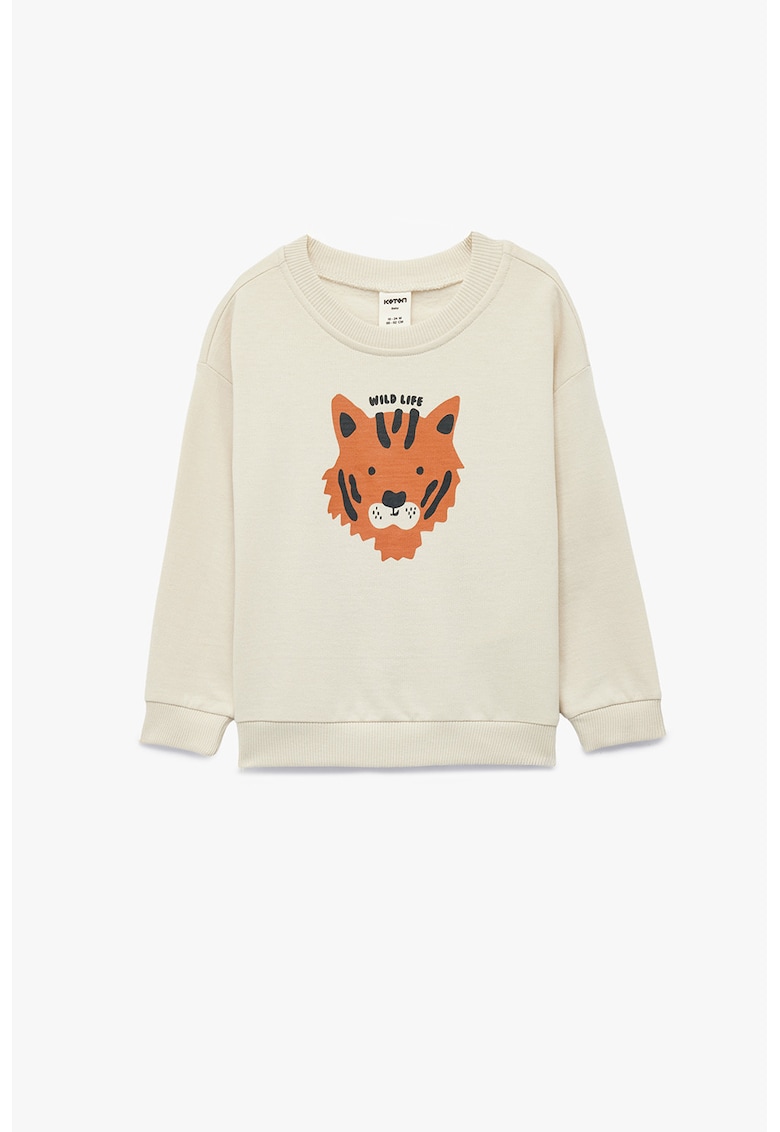 Bluza de trening din bumbac cu imprimeu