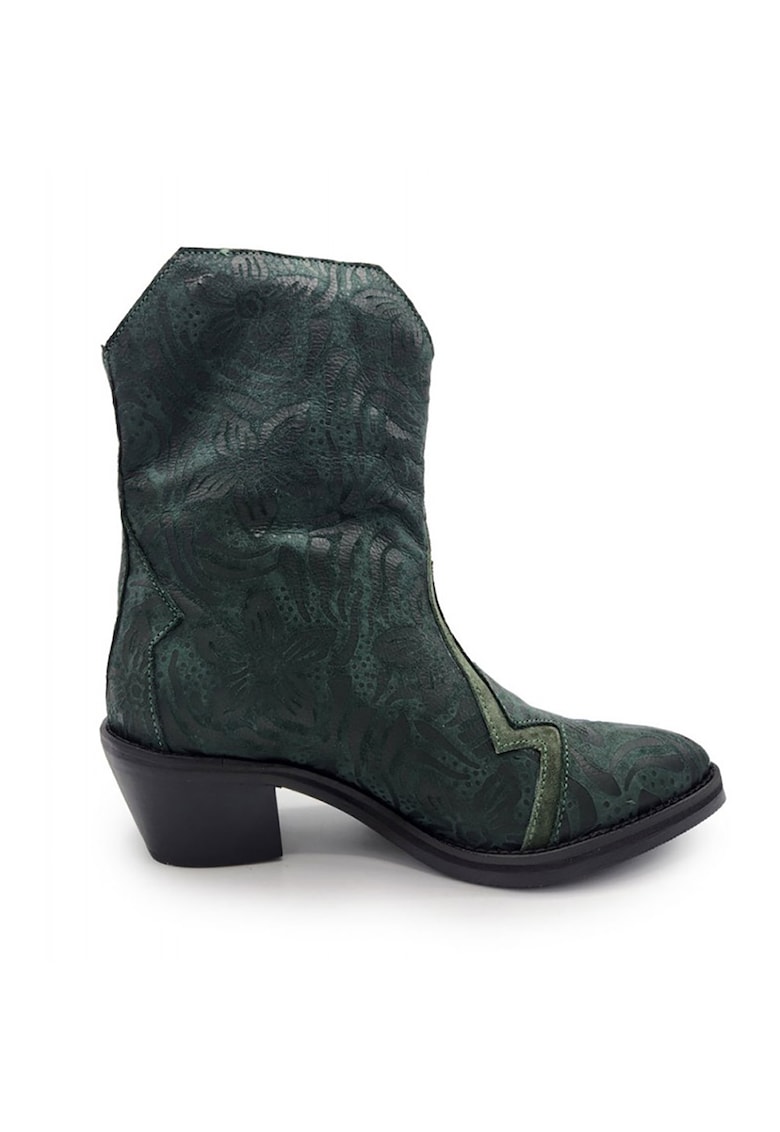 Ghete cowboy de piele intoarsa