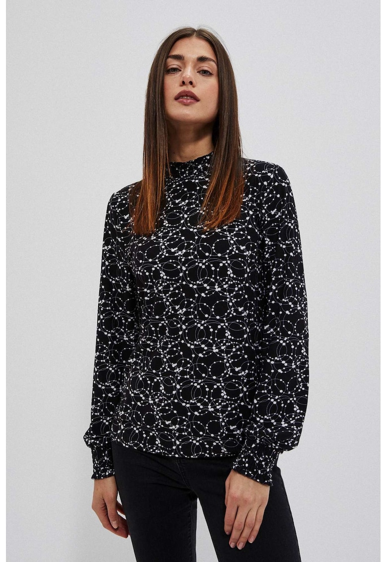 Bluza neagra cu maneca lunga - Negru