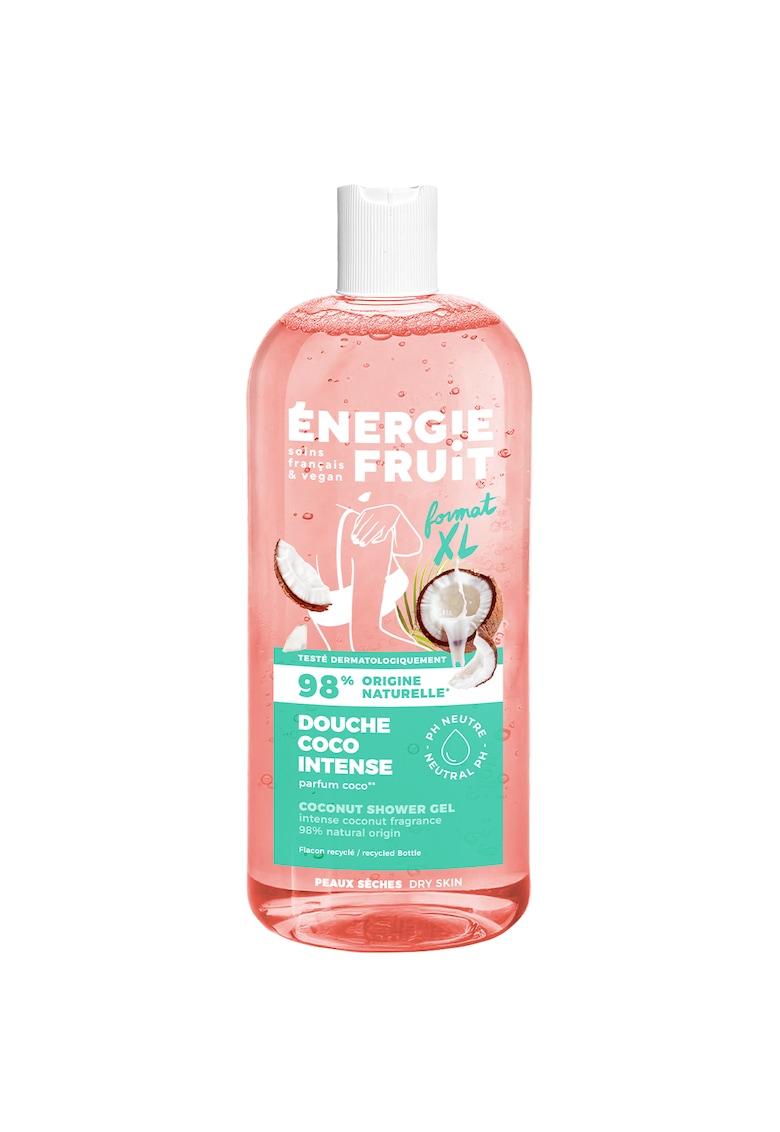 Gel de dus pentru piele foarte uscata - nutritiv - cu Ulei de Cocos Organic si Unt de Shea - 500ML