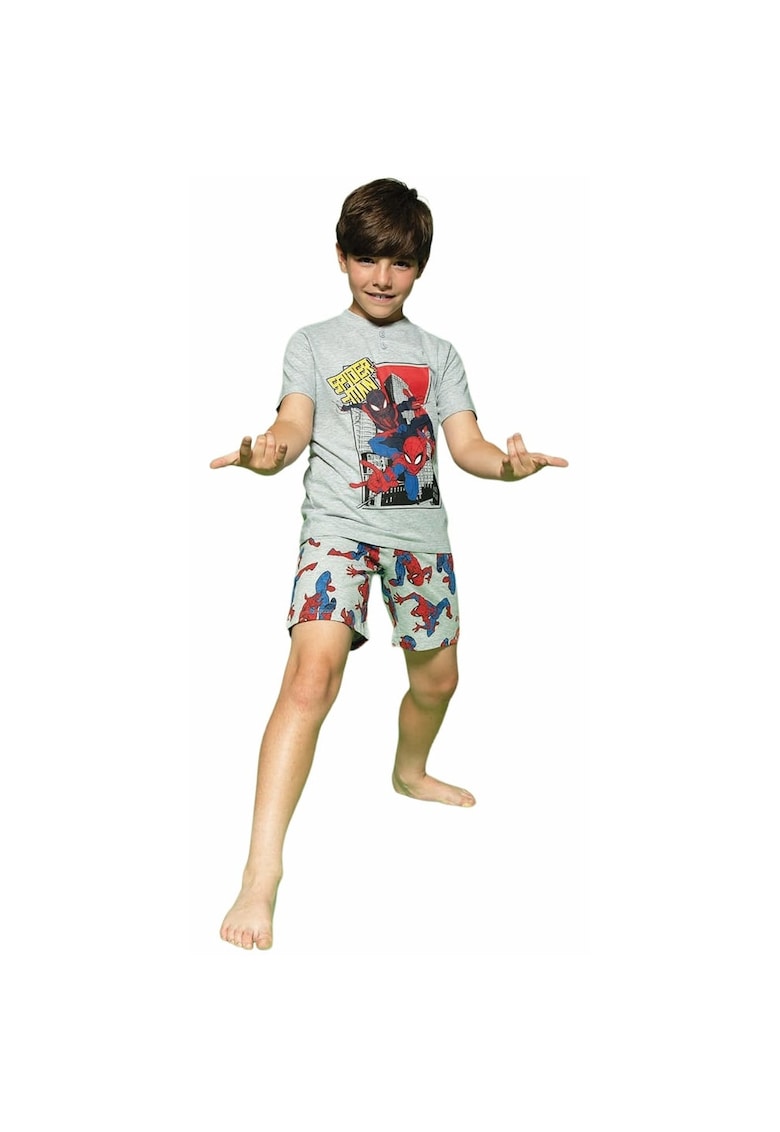 Pijama cu imprimeu cu Omul-Paianjen