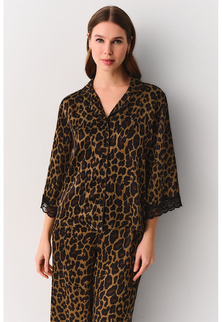 Pijama cu model animal print