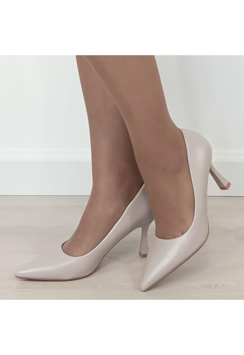 Pantofi bej eleganti D-1290 02 18558
