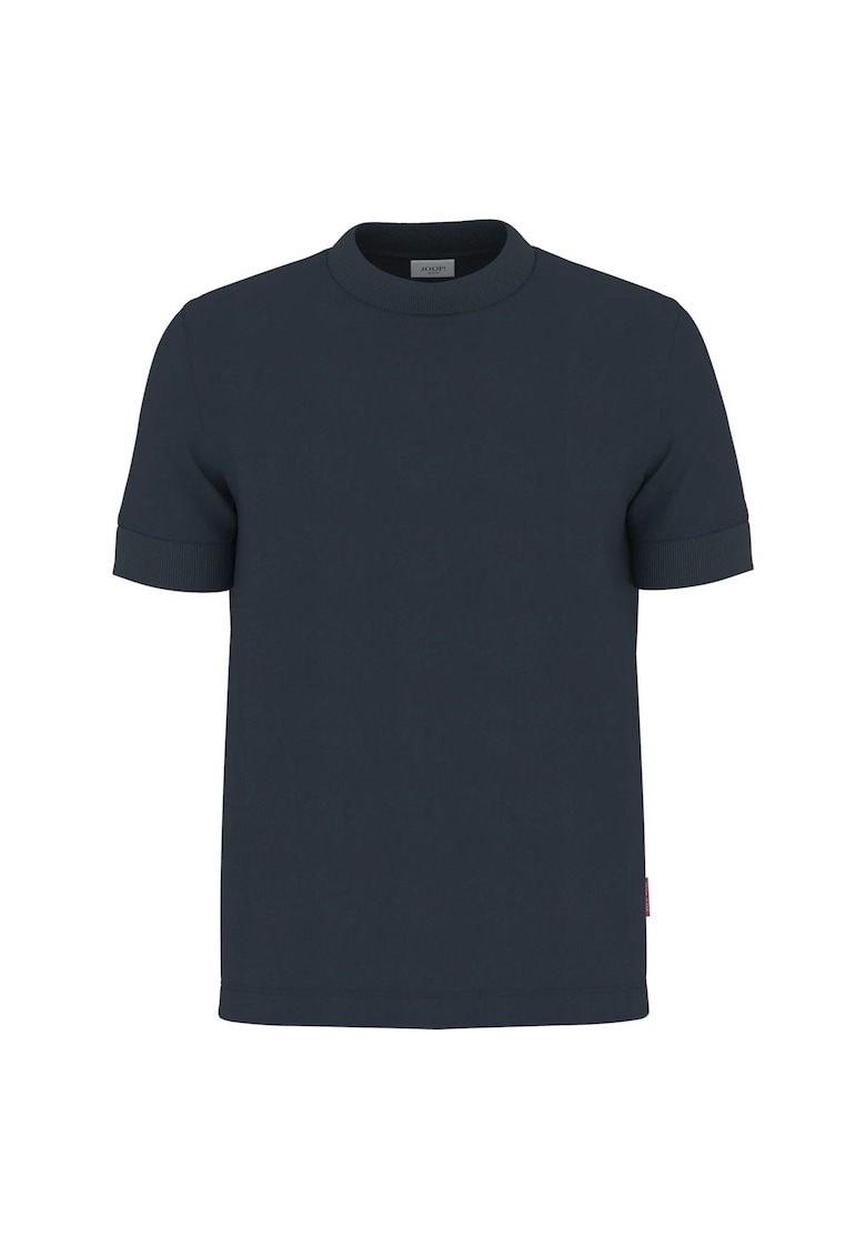 JOOP Jeans Tricou cu decolteu la baza gatului Cedric - Albastru inchis