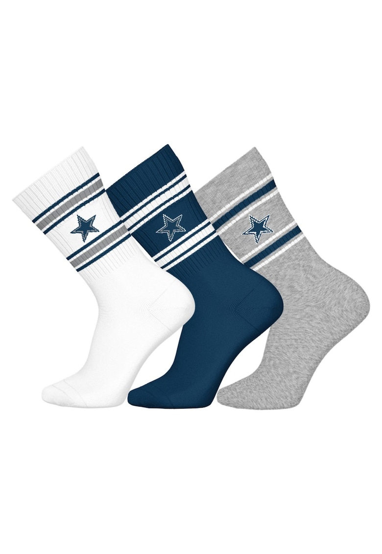 Nfl Set de sosete lungi unisex NFL - 3 perechi - Multicolor