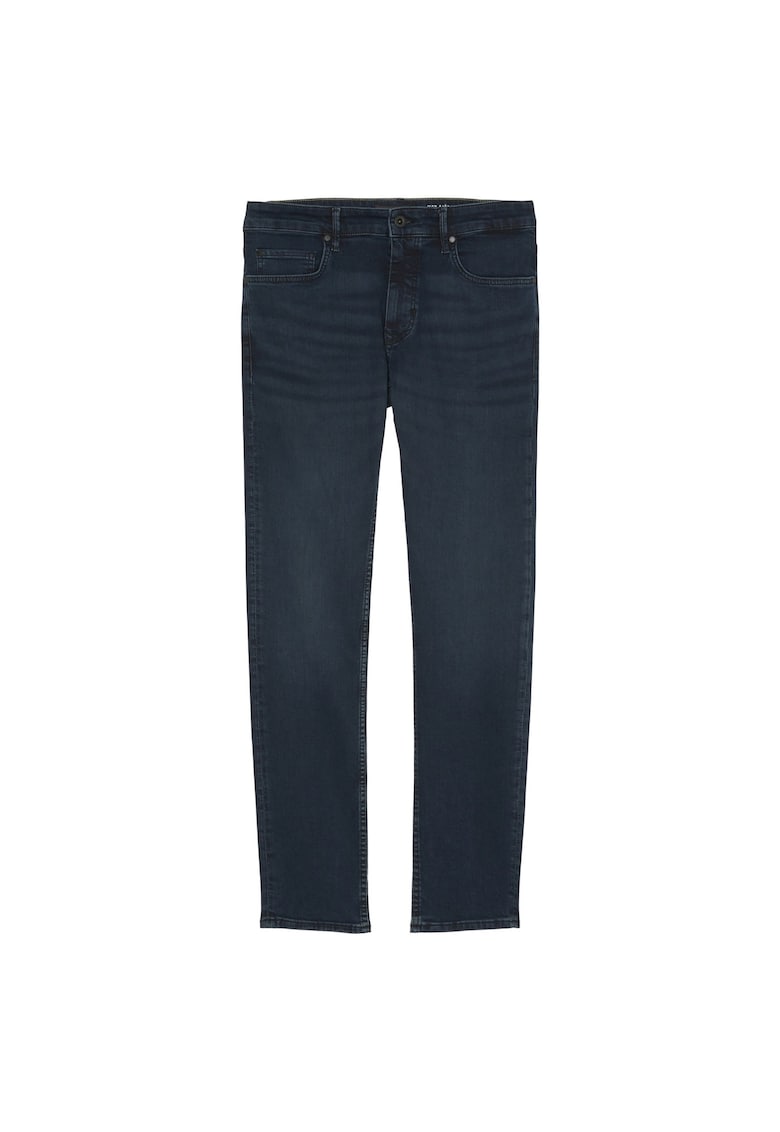Marc O'Polo Blugi elastici cu model uni - Albastru inchis