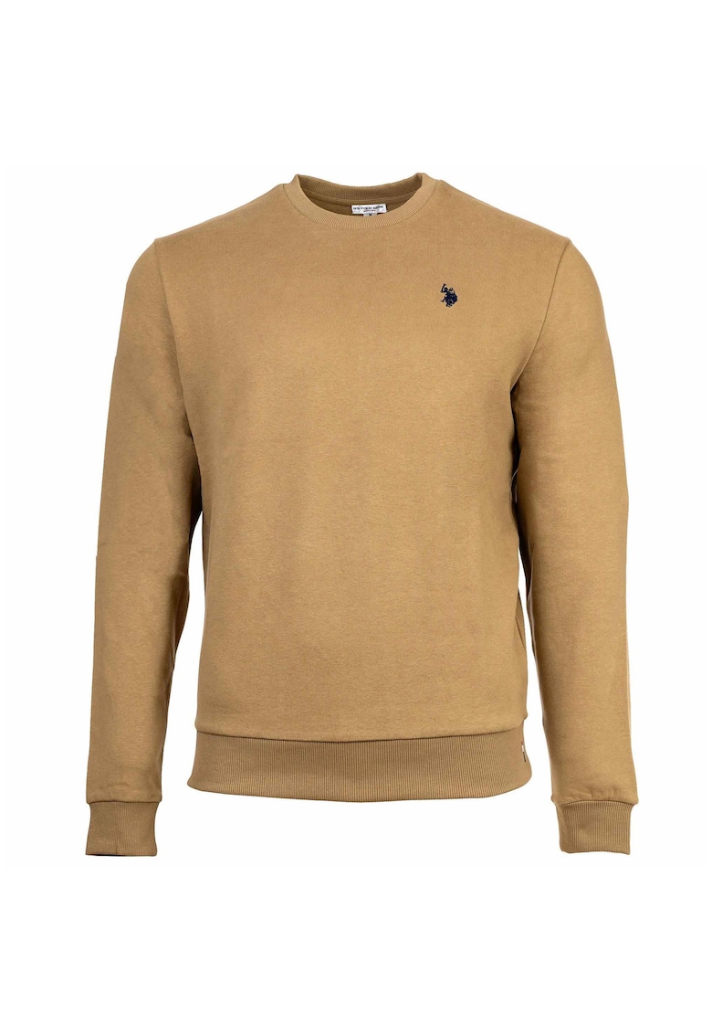 US POLO ASSN Bluza de trening cu broderie logo discreta - Bej