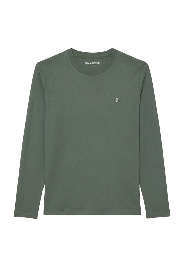 Marc O'Polo Bluza din bumbac cu maneci lungi - Verde
