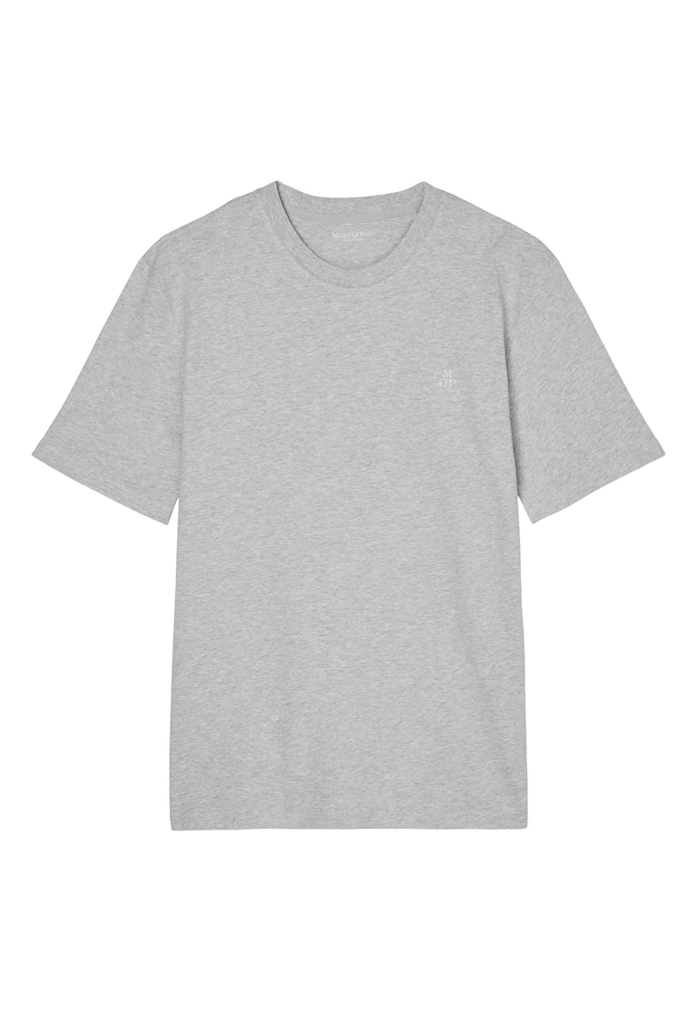 Marc O'Polo Tricou regular fit din bumbac - Gri deschis melange