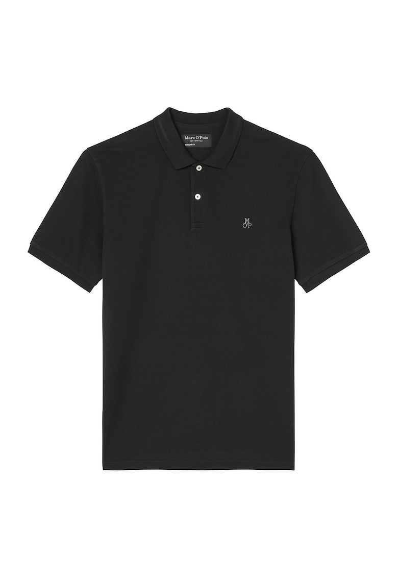 Tricou polo din bumbac - Negru