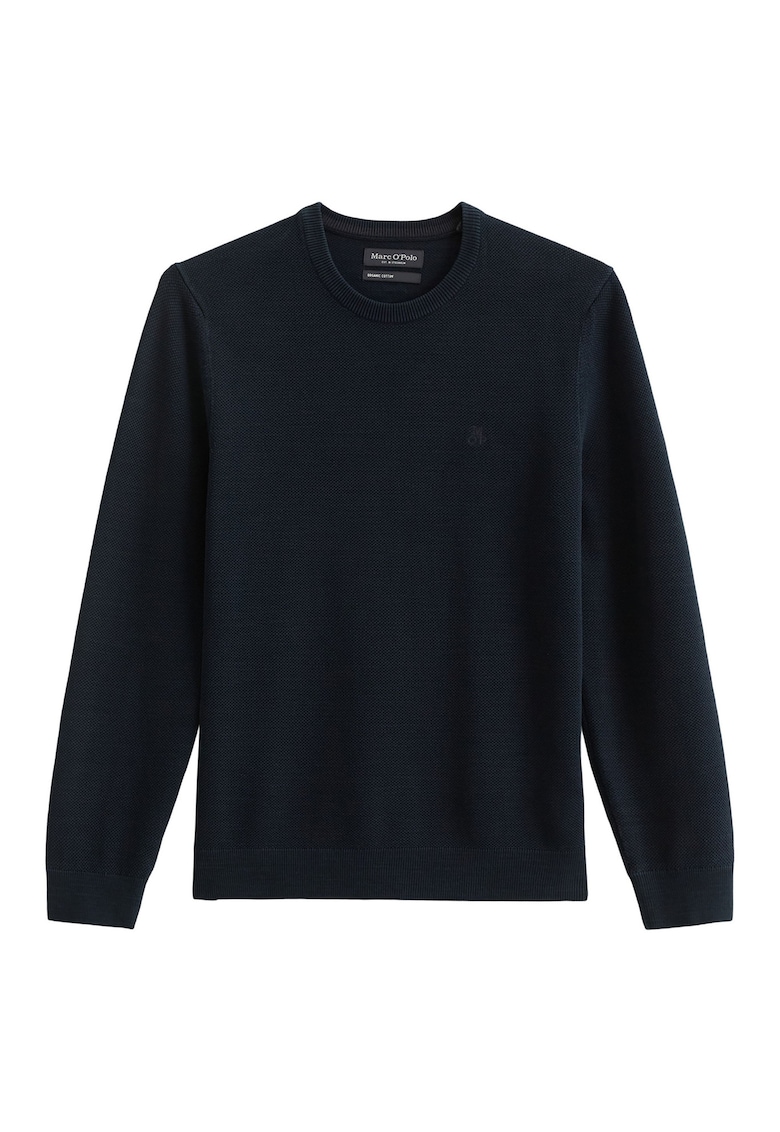Marc O'Polo Pulover tricotat fin cu model uni - Albastru