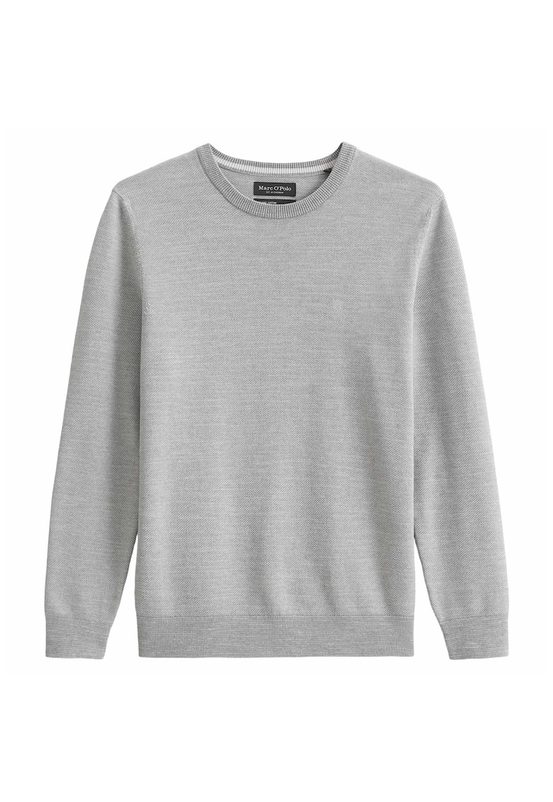 Marc O'Polo Pulover tricotat fin cu model uni - Gri