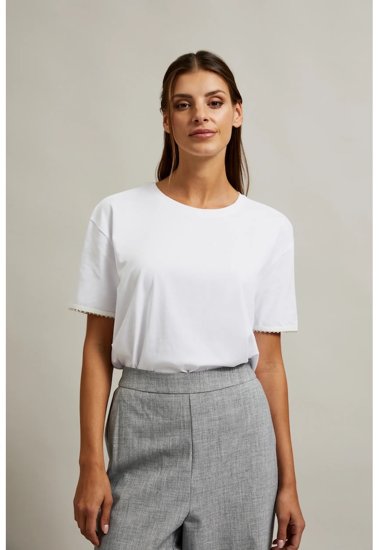 Bluza dama alba - bumbac -