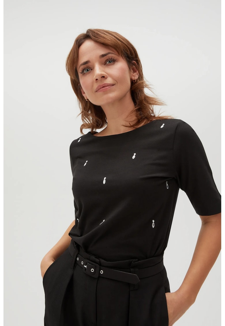 Bluza bumbac - Negru