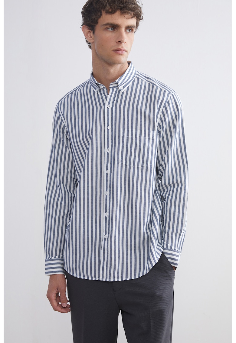 Camasa regular fit cu model in dungi