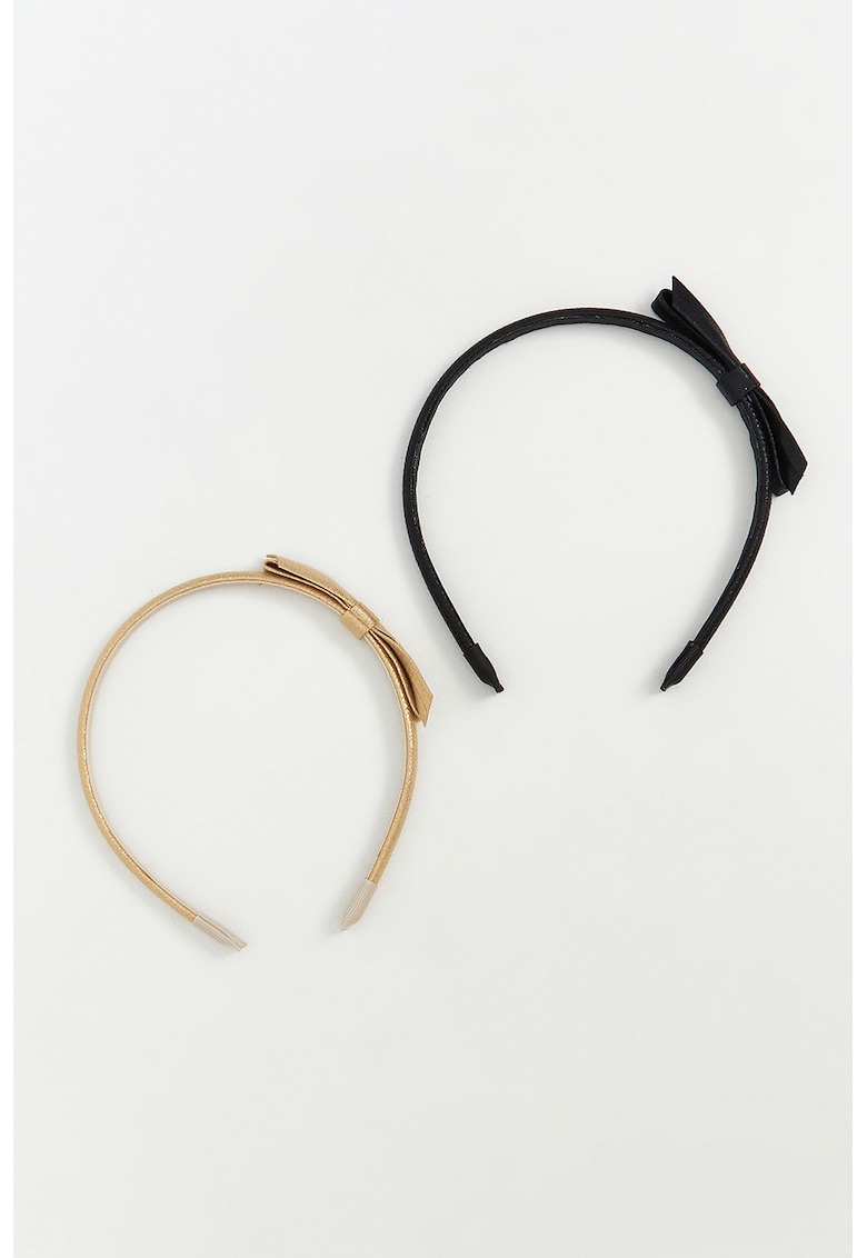 Set de bentite cu aplicatii cu funda - 2 piese