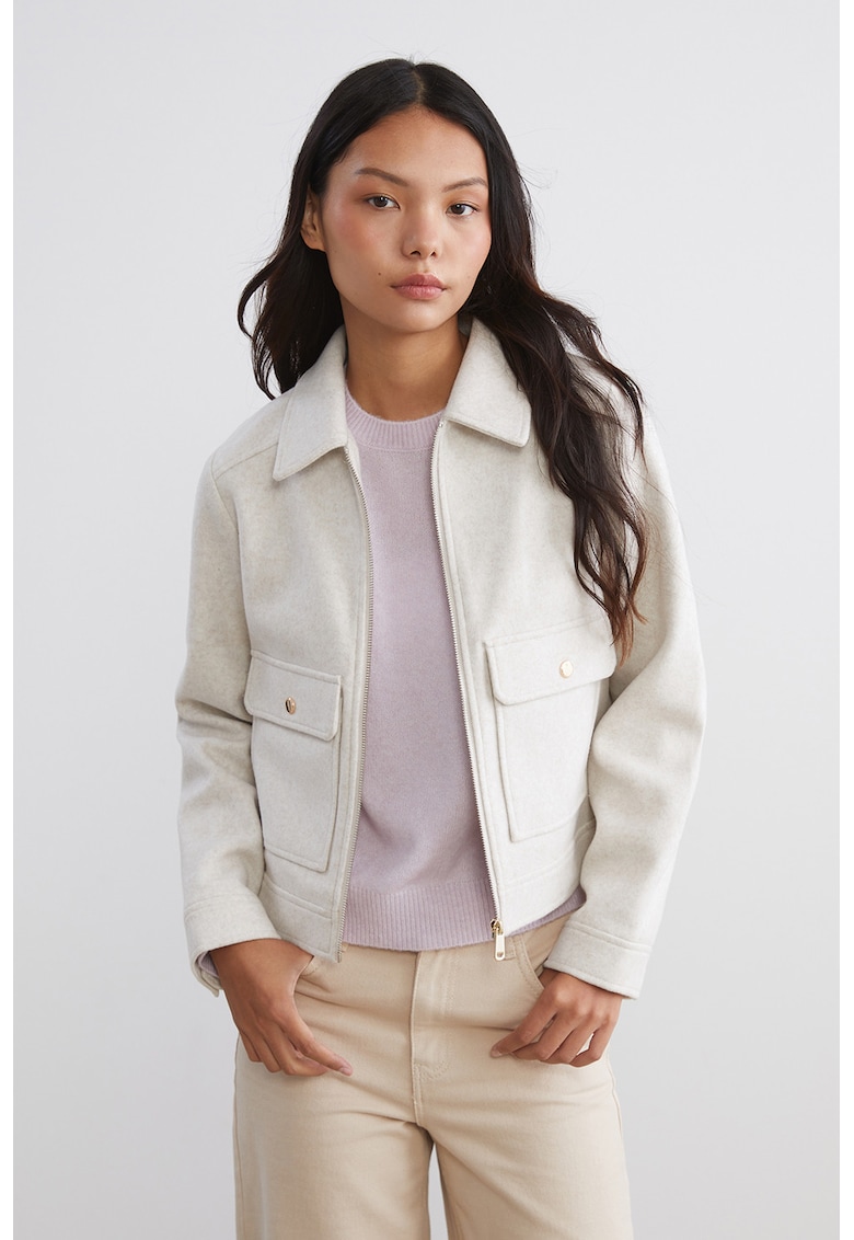 Jacheta-camasa cu fermoar