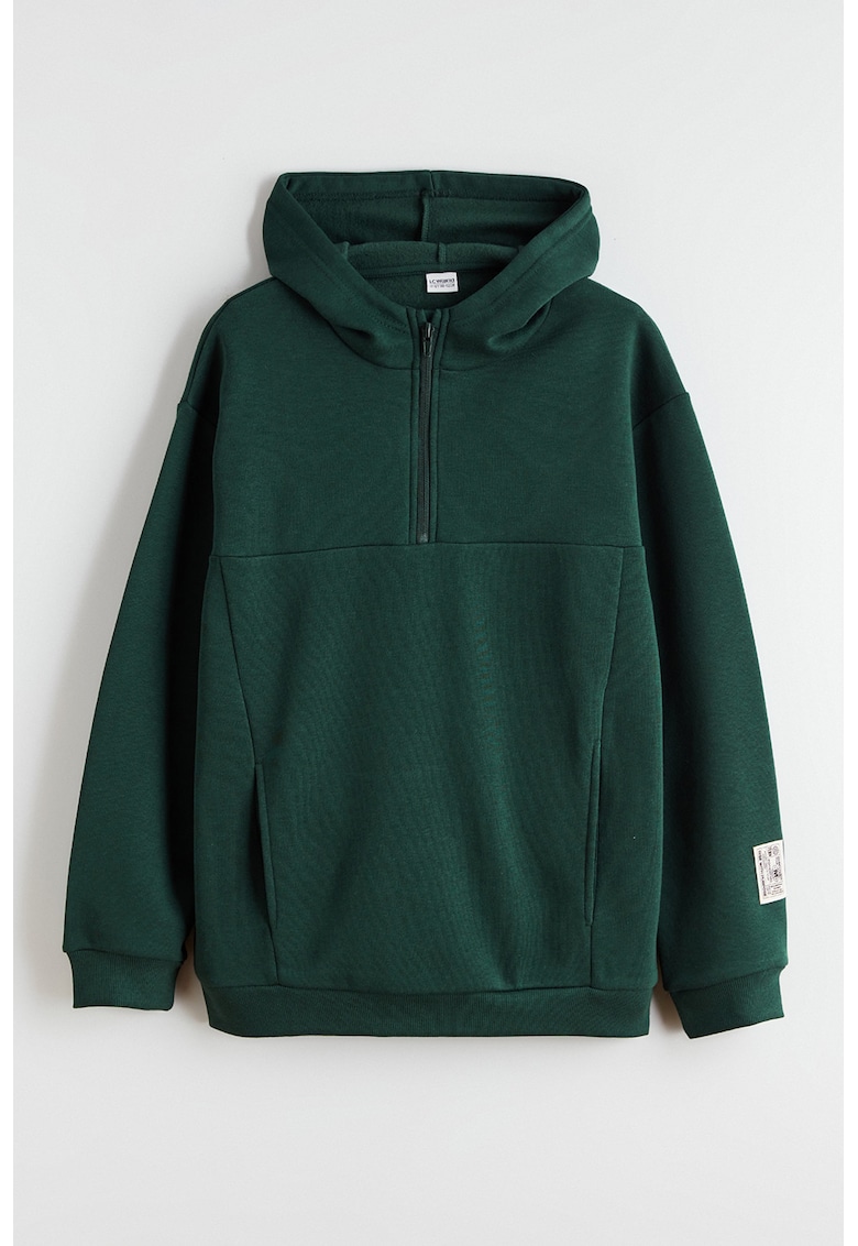 Hanorac cu fenta cu fermoar