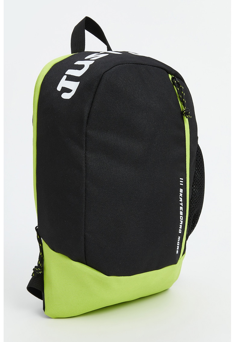 Rucsac cu imprimeu text si fermoar