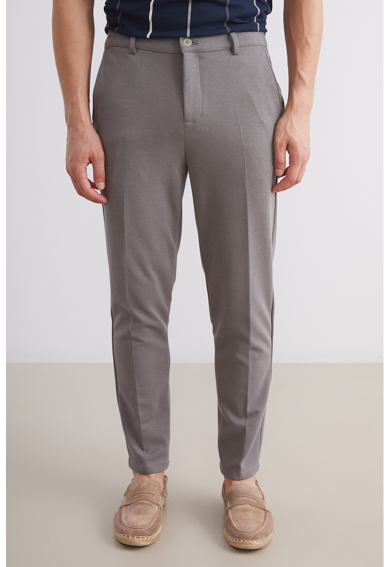 Pantaloni regular fit plisati Vision