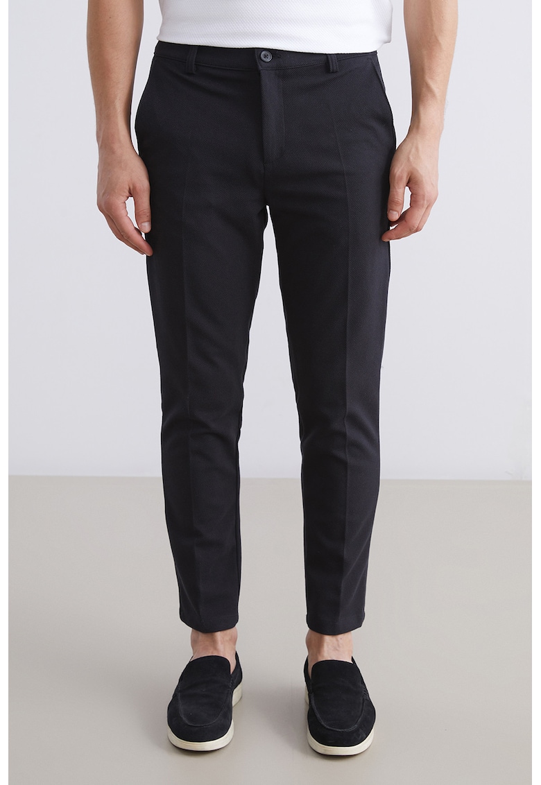 Pantaloni regular fit plisati Vision