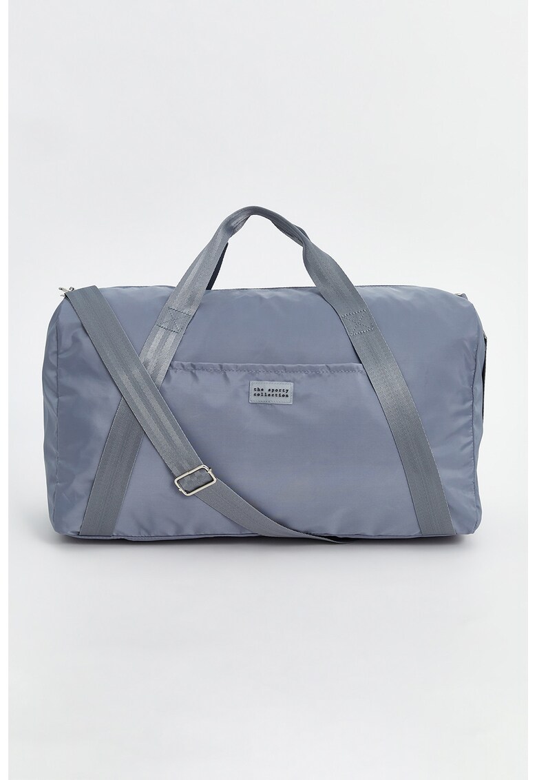 Geanta duffle cu fermoar si bareta ajustabila