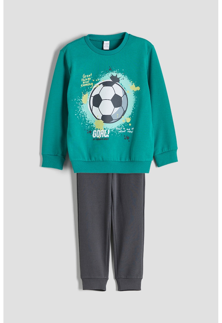 Pantaloni de trening si bluza de trening cu tematica de fotbal