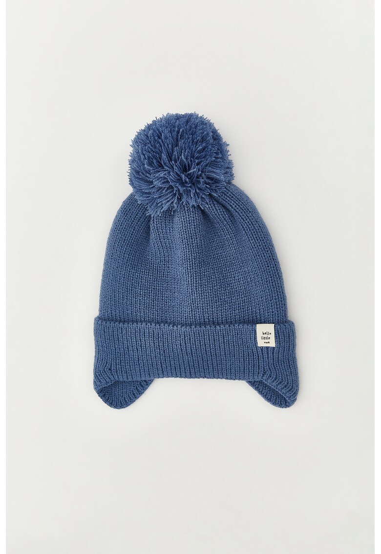 Caciula tricotata de iarna cu ciucuri