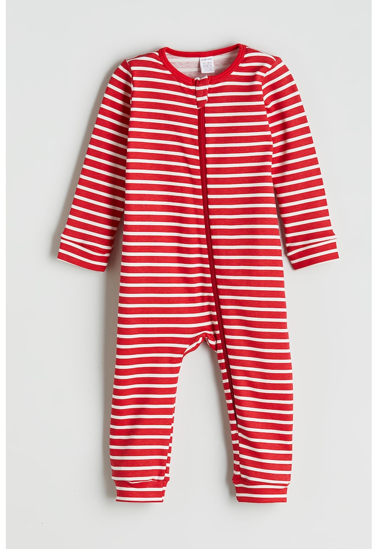 Salopeta cu model in dungi si fermoar