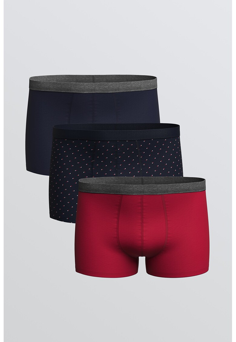 Set de boxeri cu talie medie - 3 perechi