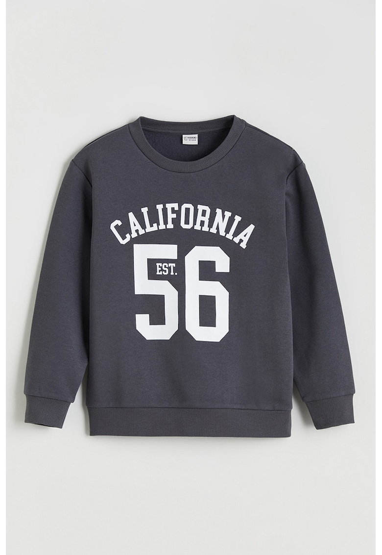 Bluza de trening cu imprimeu frontal