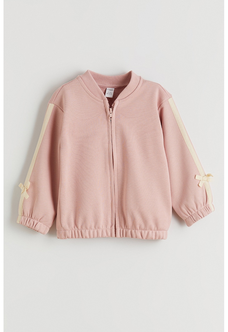 Bluza de trening din bumbac cu fermoar