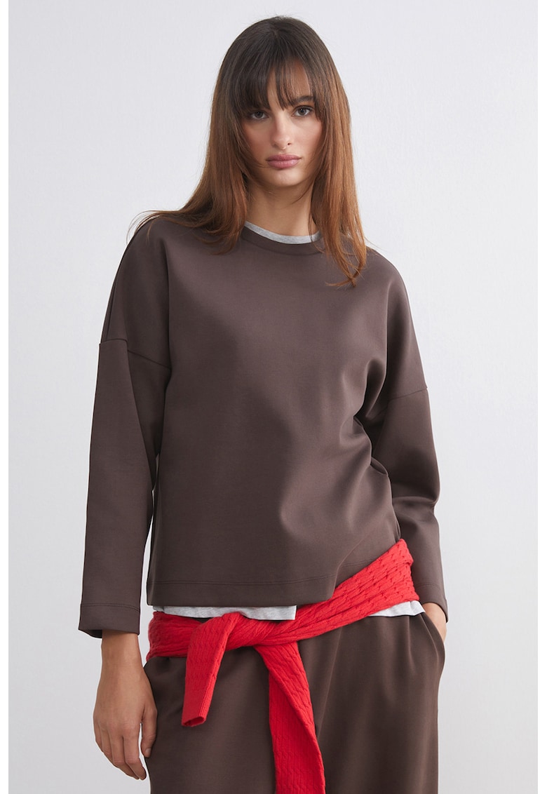 Bluza de trening lejera Scuba - Maro inchis