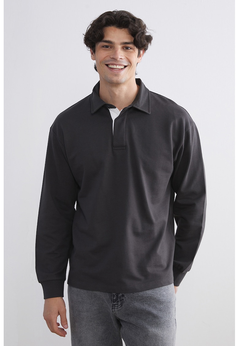 Bluza polo din bumbac