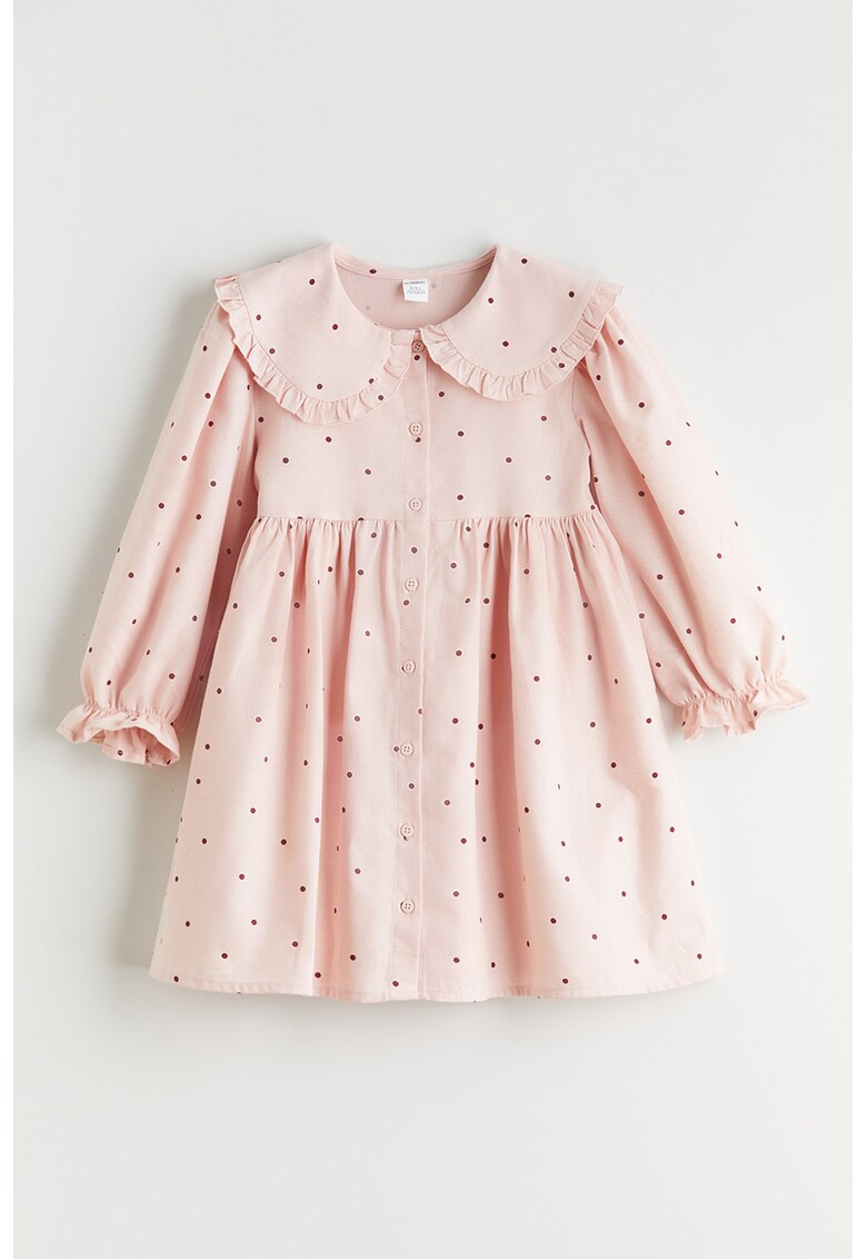 Rochie evazata cu model cu buline